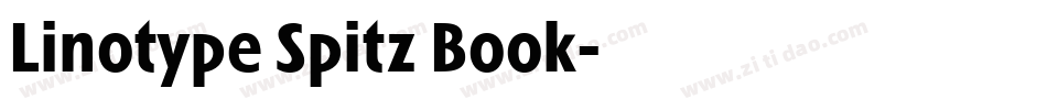 Linotype Spitz Book字体转换